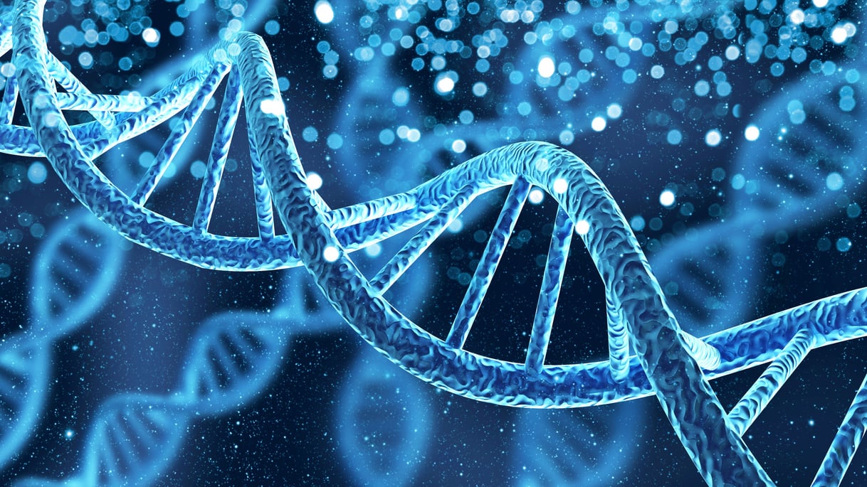 DNA Gene Helix Spiral Molecule Structure